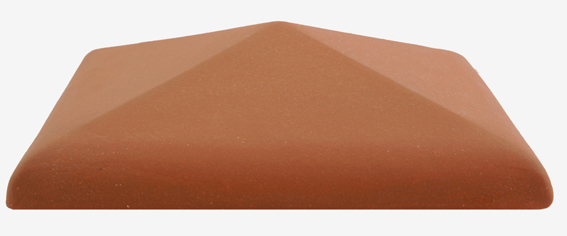 C38 Колпак для столба натур красный 380х380х125 (пос 320х320) ZG Clinker купить в Санкт-Петербурге