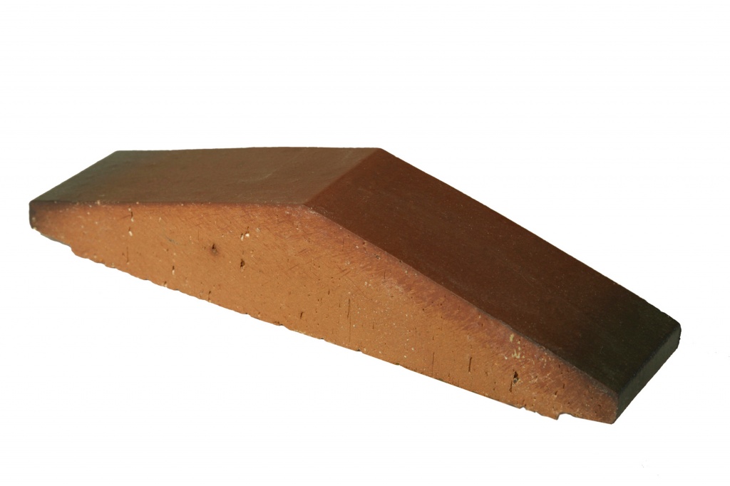 К30 Кирпич профильный каштановый ангоб тушевой 295х65х60мм ZG Clinker купить в Санкт-Петербурге