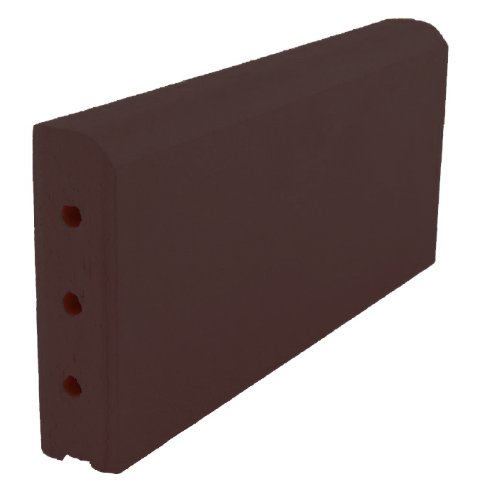 KR Камень бордюрный коричневый натуральный 305х37х130мм ZG Clinker купить в Санкт-Петербурге