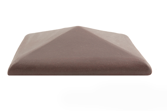 C42 Колпак для столба вишневый ангоб 425х425 (посадка 380х380) ZG Clinker купить в Санкт-Петербурге