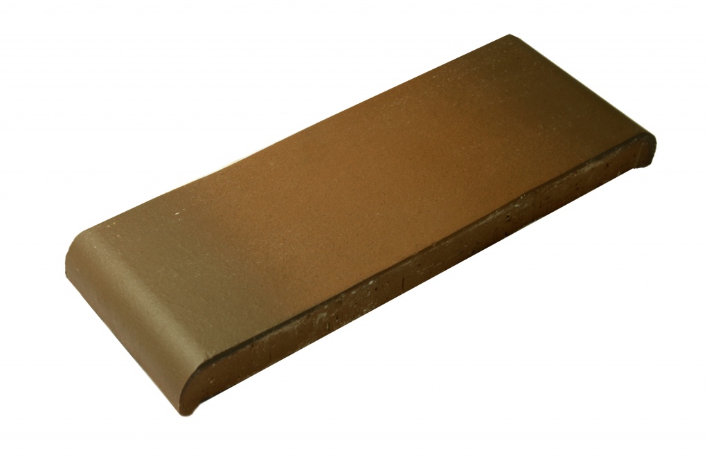 КР30 Парапетная плитка (профильный кирпич) дуб тушевой ангоб 305х110х25мм ZG Clinker купить в Санкт-Петербурге