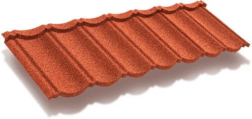 Кровельная панель КИТАЙСКАЯ СЕРИЯ Классик коралл 1350х420мм купить в Санкт-Петербурге