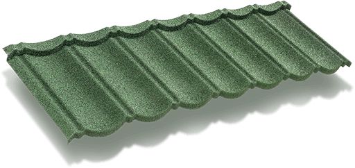 Кровельная панель КИТАЙСКАЯ СЕРИЯ Классик абсент 1350х420мм купить в Санкт-Петербурге