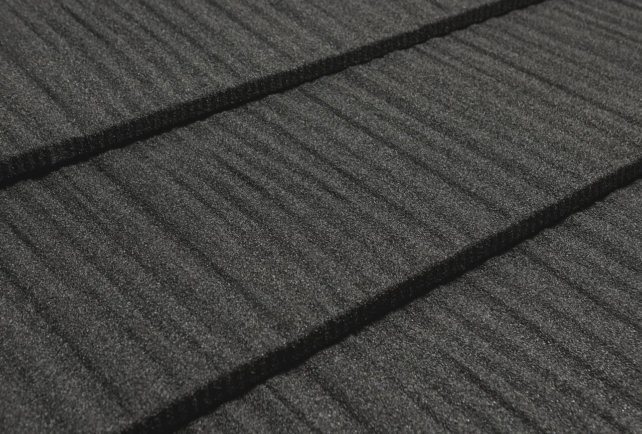 Черепица композитная 0.40мм 1335х415мм CM ROOF SHAKE BLACK (черный) купить в Санкт-Петербурге