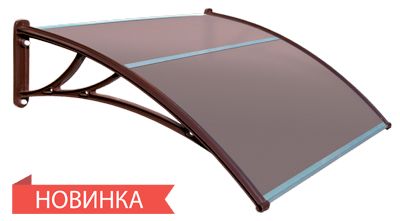 Усиленный защитный козырек Krovent УКК-ПБ 1500 купить в Санкт-Петербурге