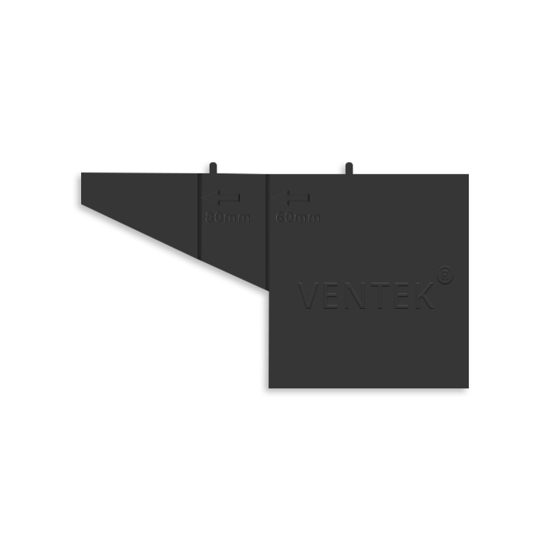 Ventek универсальная венткоробка для кирпичной кладки, черная купить в Санкт-Петербурге