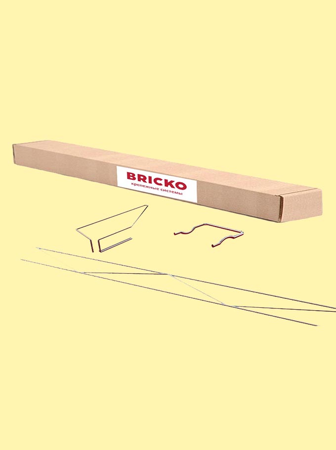 Комплект элементов перемычки SK-H №1 тип кладки на ребро внутрь, проем шириной 55-70 см купить в Санкт-Петербурге