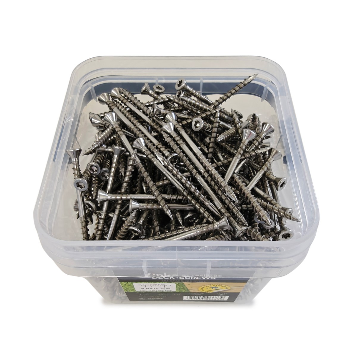 Упаковка саморезов Deck Wood Screws A2 T25 75x4.8мм 350шт/уп купить в Санкт-Петербурге