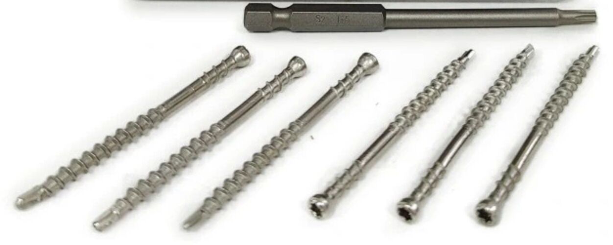 Упаковка саморезов Finka Hidden Deck Screws A2 75мм 350шт/уп купить в Санкт-Петербурге