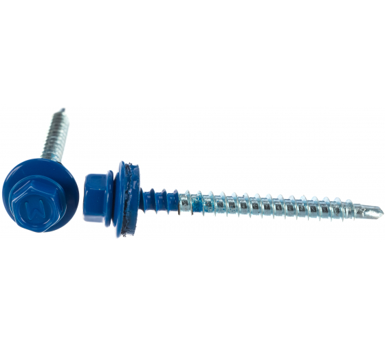 Саморезы кровельные окрашенные 100шт./упак. шестигранная головка, шайба ЕПДМ  Daxmer D4.8*65-70мм купить в Санкт-Петербурге