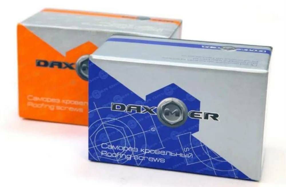 Саморезы кровельные окрашенные 250шт./упак. шестигранная головка, шайба ЕПДМ Daxmer D4.8*28-35мм купить в Санкт-Петербурге