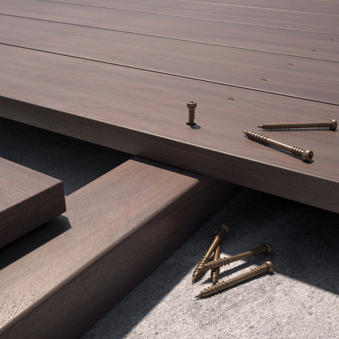 Шуруп для дерева/ДПК 5х60 нерж.сталь цилиндр.головка двойная резьба 200шт/уп HOLZTECHNIC/ROTHOBLAAS купить в Санкт-Петербурге