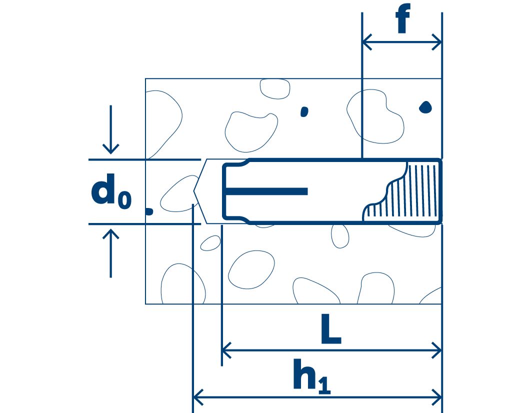 SORMAT LA+ 6 Анкер забивной 100шт/уп купить в Санкт-Петербурге