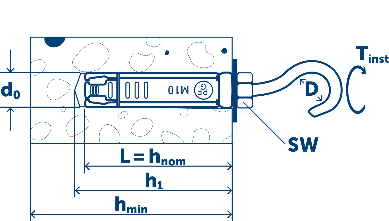 SORMAT HBF 12 Анкер PFG с крюком HBF 12 10шт/уп купить в Санкт-Петербурге