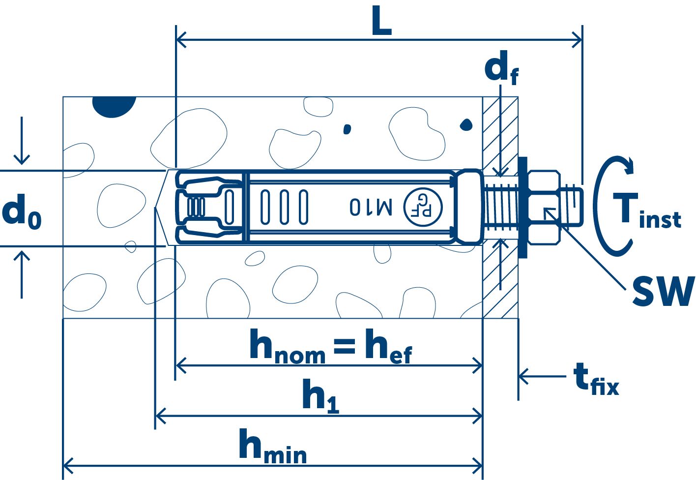 SORMAT SB 8-20 Анкер PFG со шпилькой SB 8-20 50шт/уп купить в Санкт-Петербурге