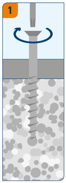 SORMAT KBRM 8x65 Шуруп для легкого бетона 100шт/уп купить в Санкт-Петербурге