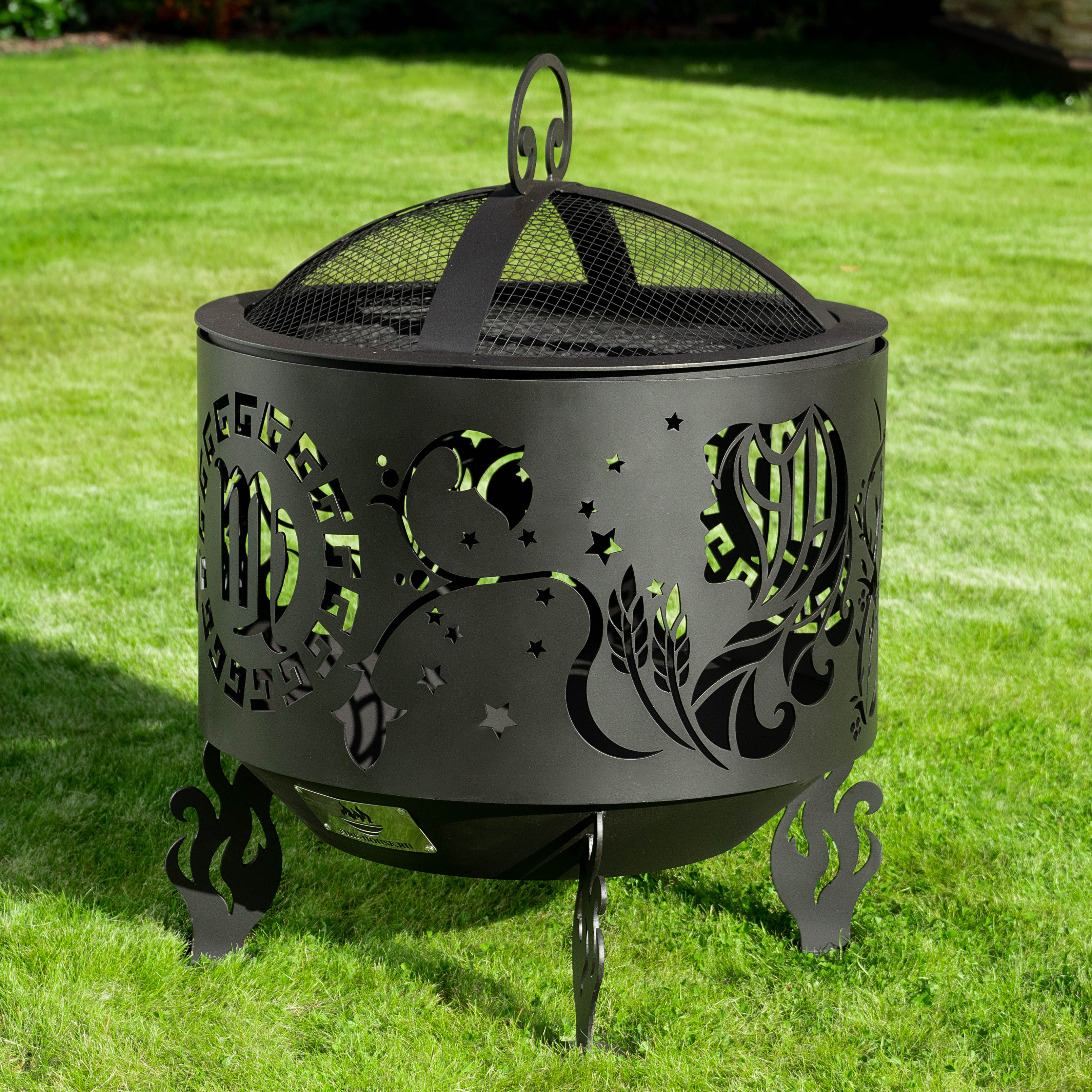 Костровая чаша "Дева" D800 коническое дно купить в Санкт-Петербурге