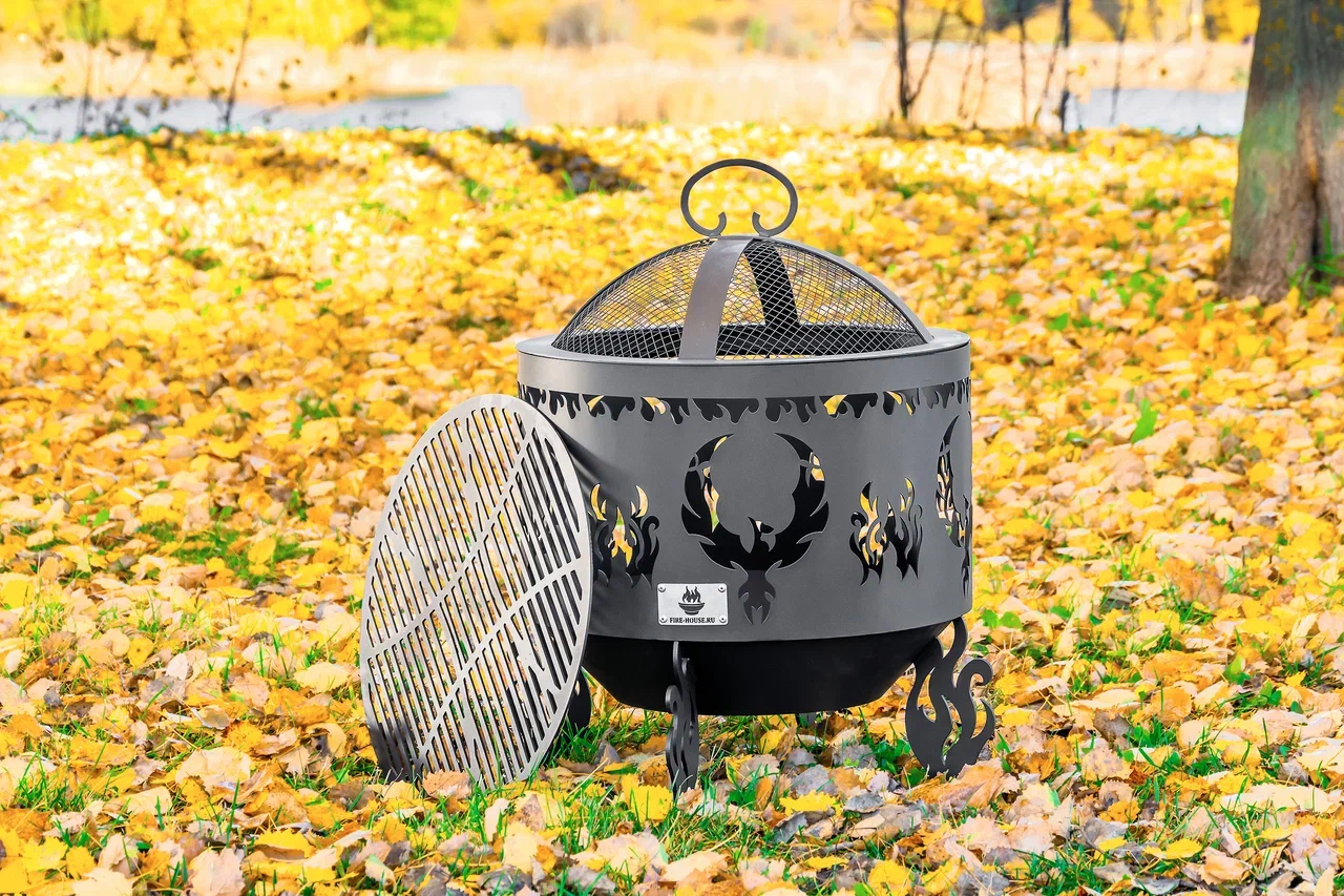 Костровая чаша "Феникс" D500 коническое дно купить в Санкт-Петербурге