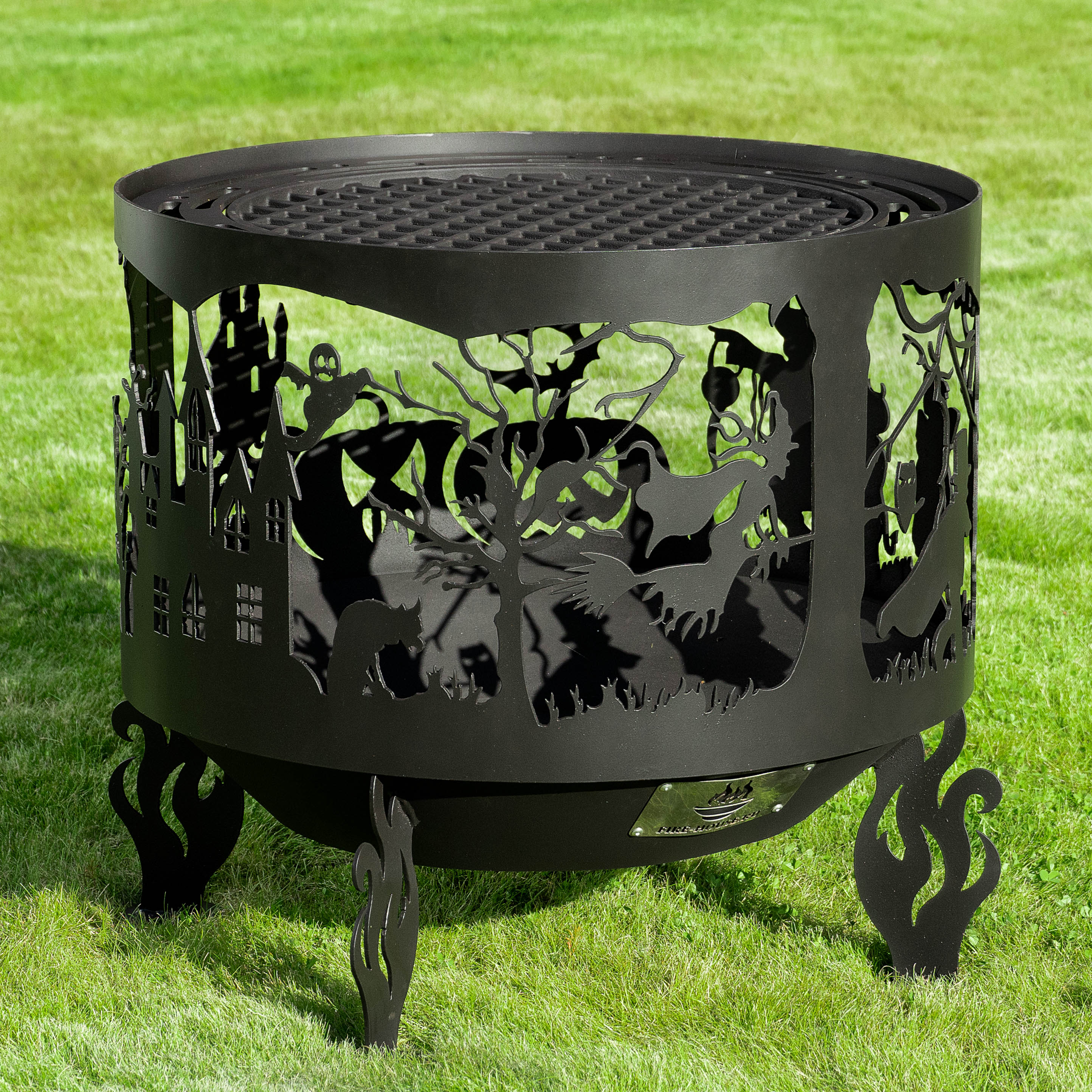 Костровая чаша "Хэллоуин" D500 коническое дно купить в Санкт-Петербурге