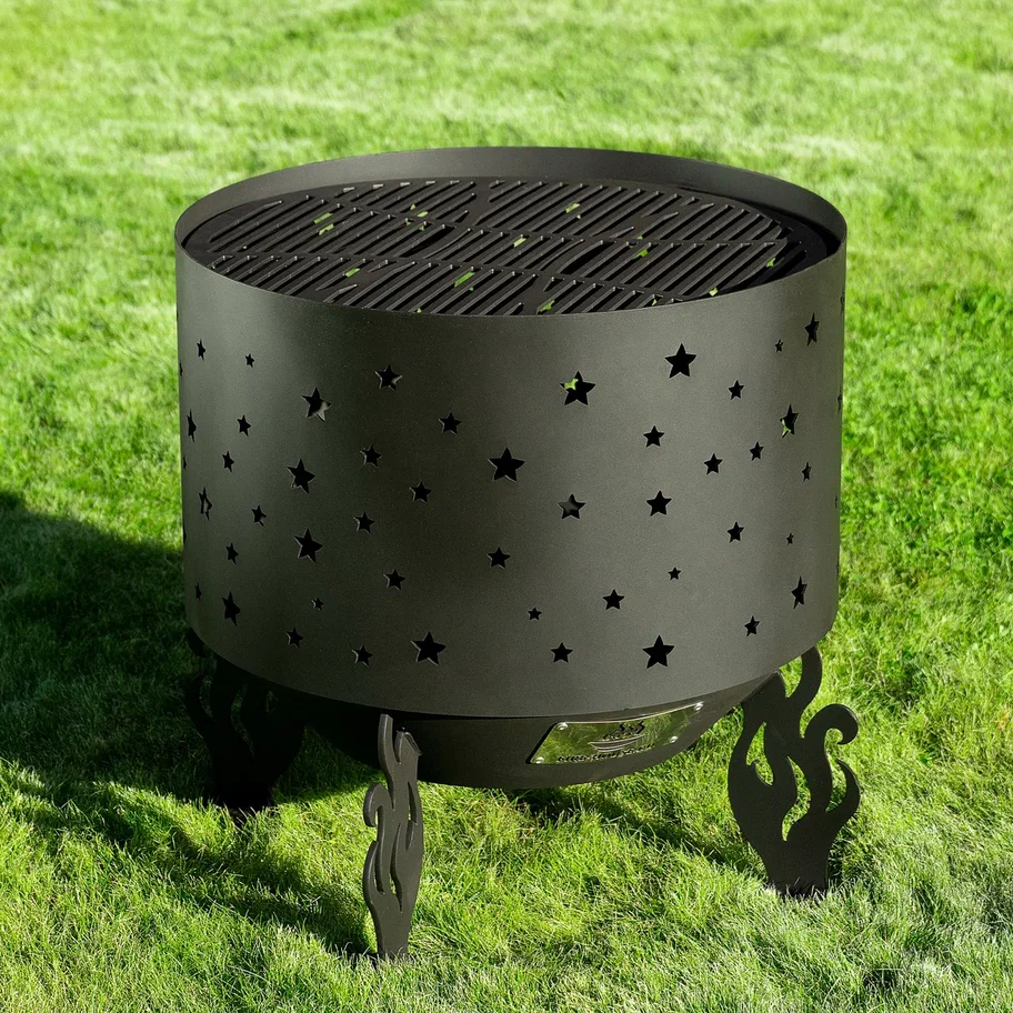 Костровая чаша "Звезды" D500 коническое дно купить в Санкт-Петербурге