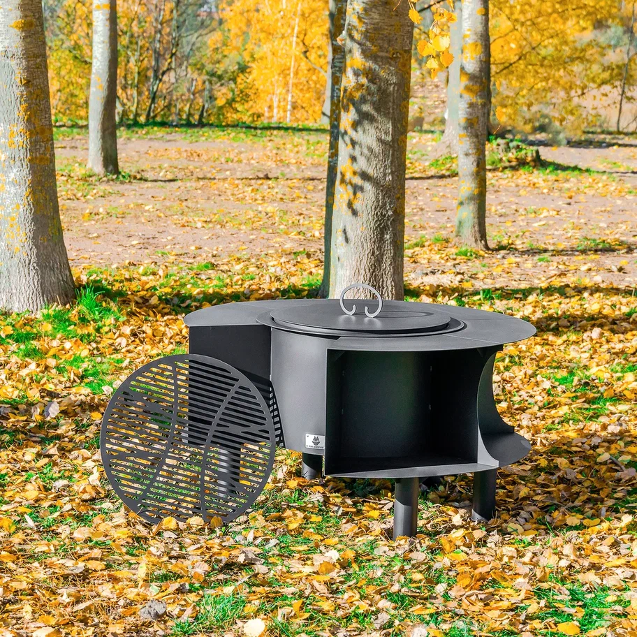 Костровая чаша "Пантеон" 1190х1190х650мм купить в Санкт-Петербурге