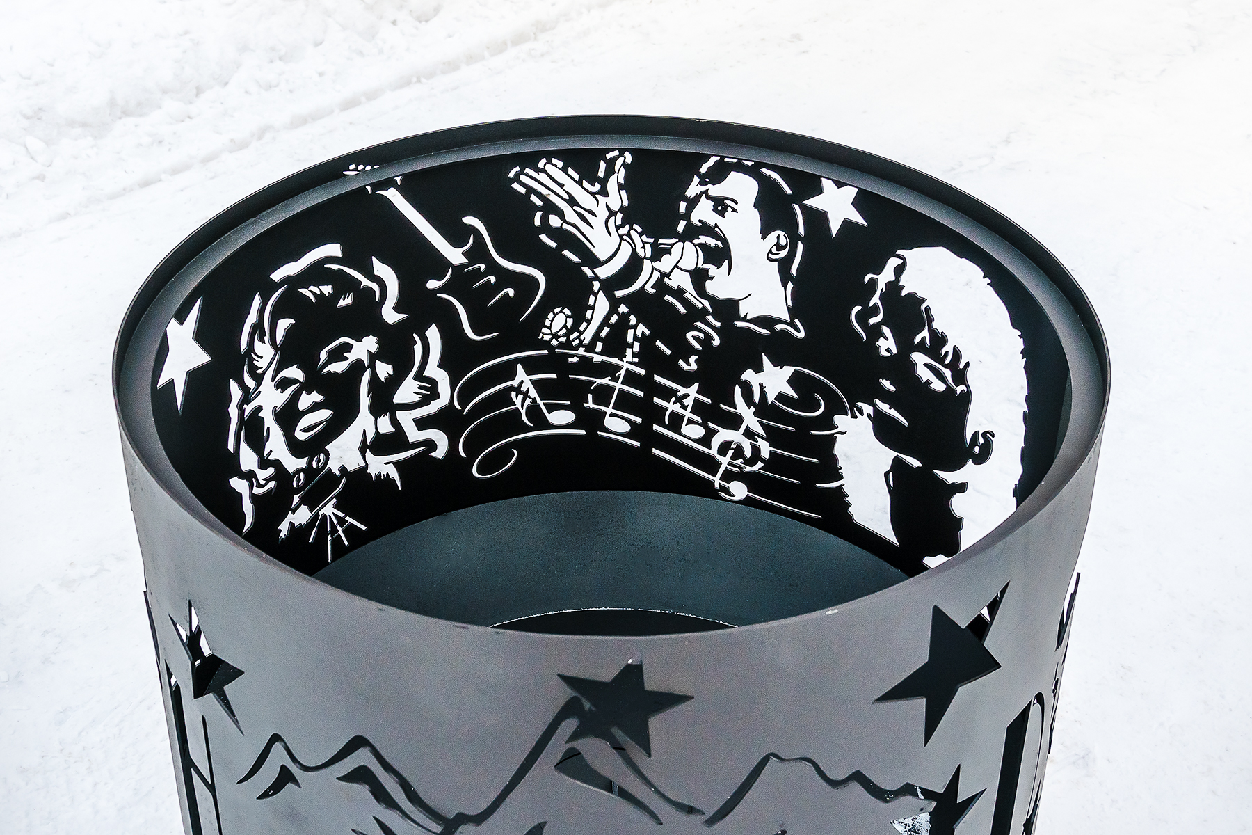 Костровая чаша "Голливуд" D800 коническое дно купить в Санкт-Петербурге