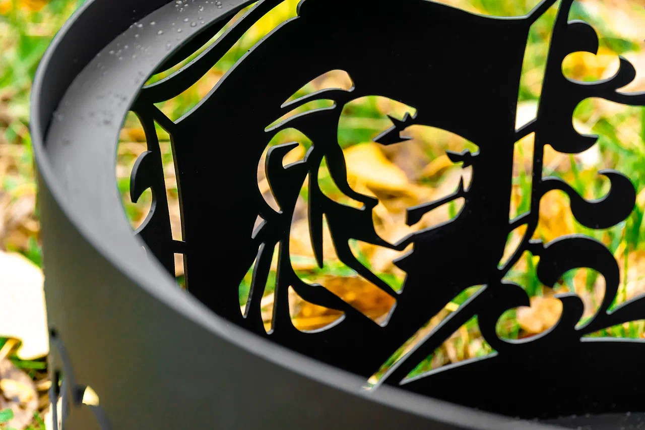 Костровая чаша "Лев" D800 коническое дно  купить в Санкт-Петербурге