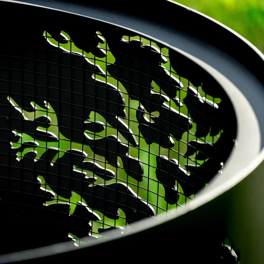 Костровая чаша "Деревья" D800 с защитной сварной сеткой  купить в Санкт-Петербурге