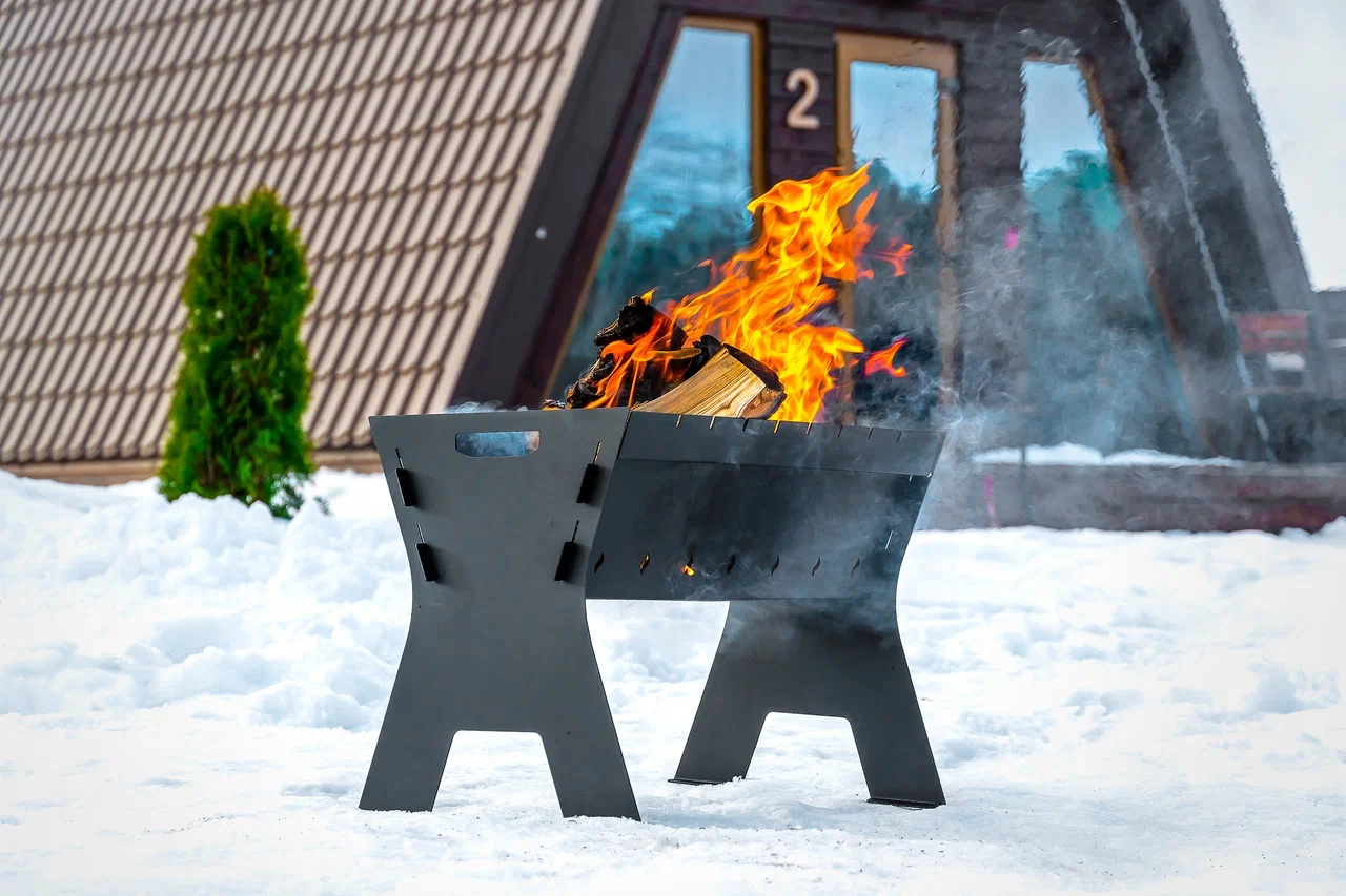 Мангал "Пикник" разборный, 359х330х400мм купить в Санкт-Петербурге