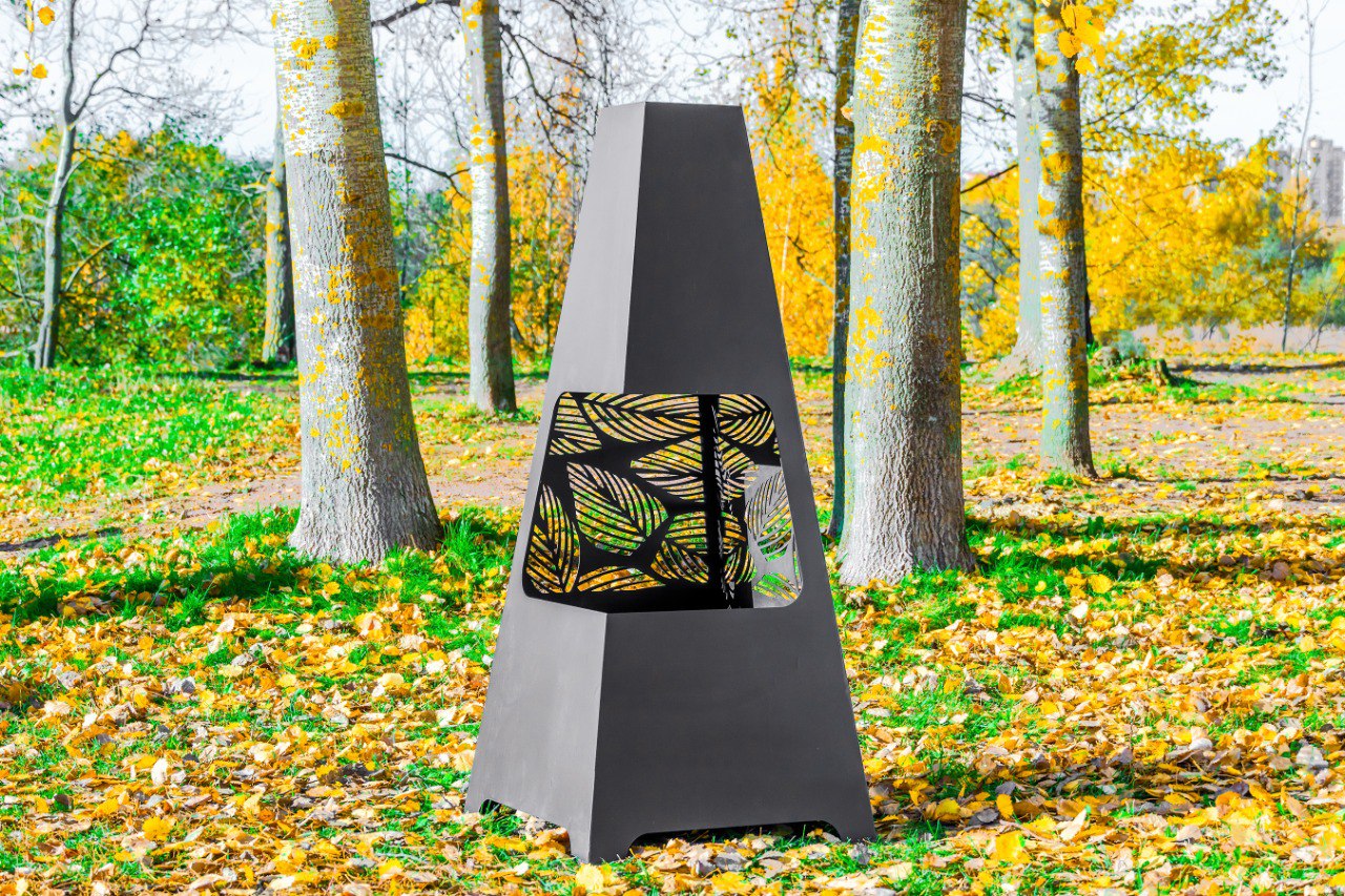 Костровая чаша "Робин гуд" 600х600х1400мм купить в Санкт-Петербурге