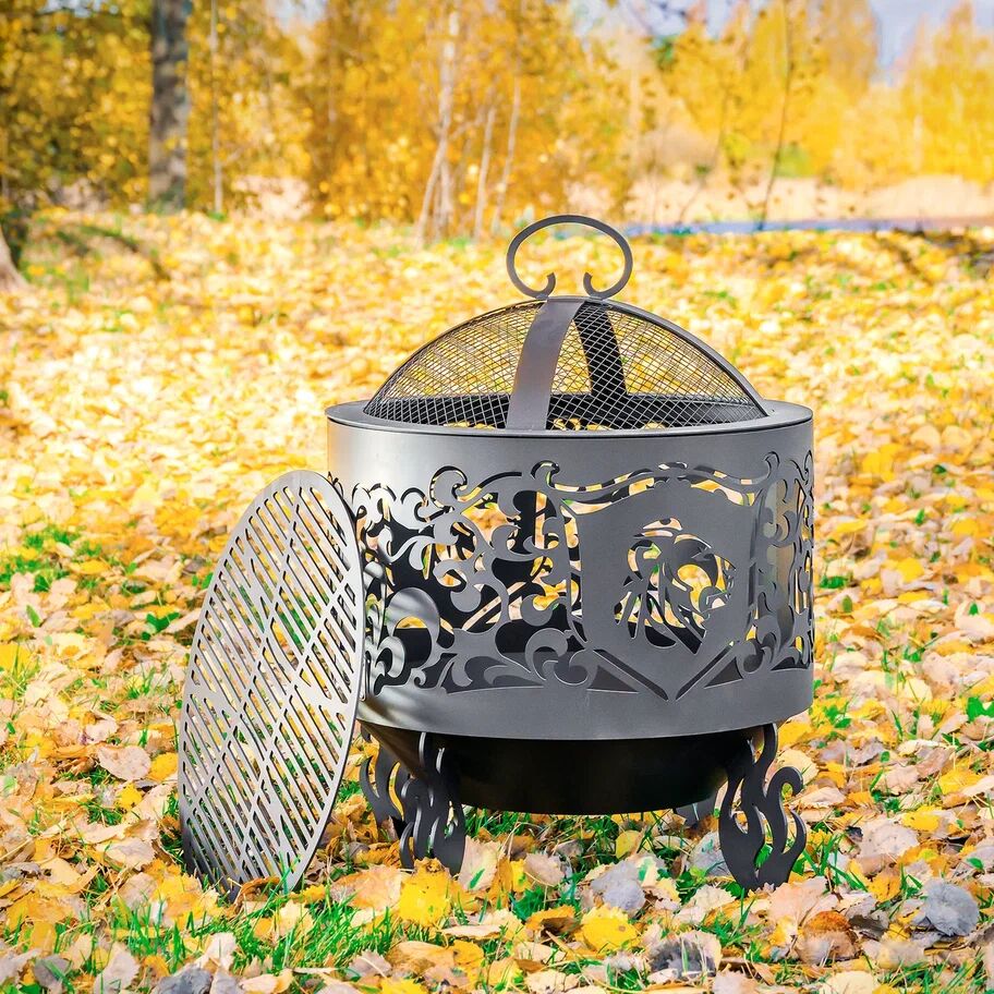 Костровая чаша "Лев" d500 коническое дно купить в Санкт-Петербурге