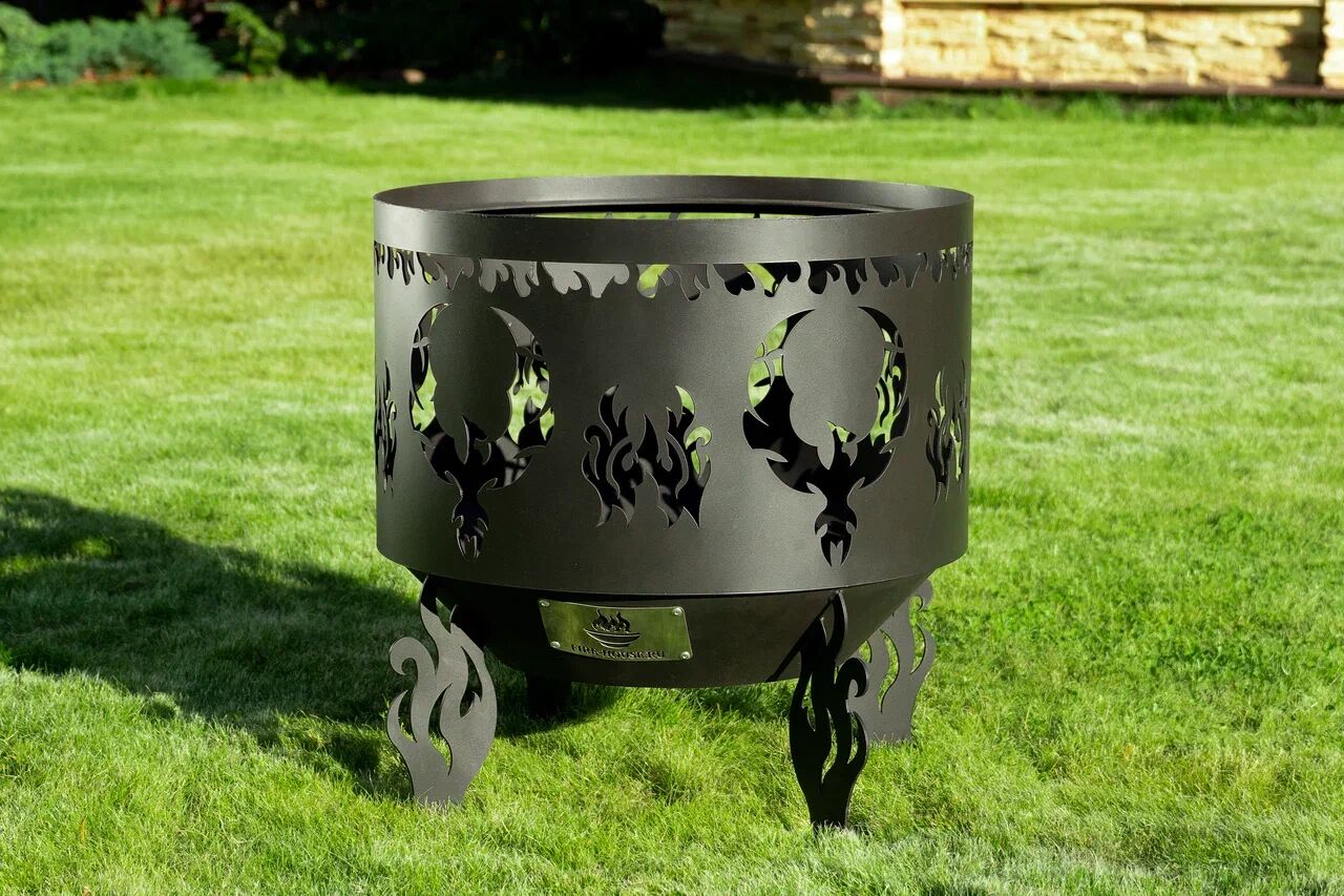 Костровая чаша "Феникс" D600 коническое дно купить в Санкт-Петербурге