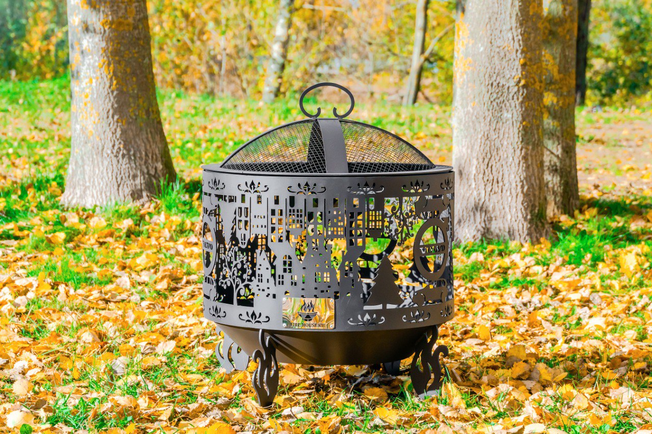 Костровая чаша "Volvo" D600 коническое дно купить в Санкт-Петербурге