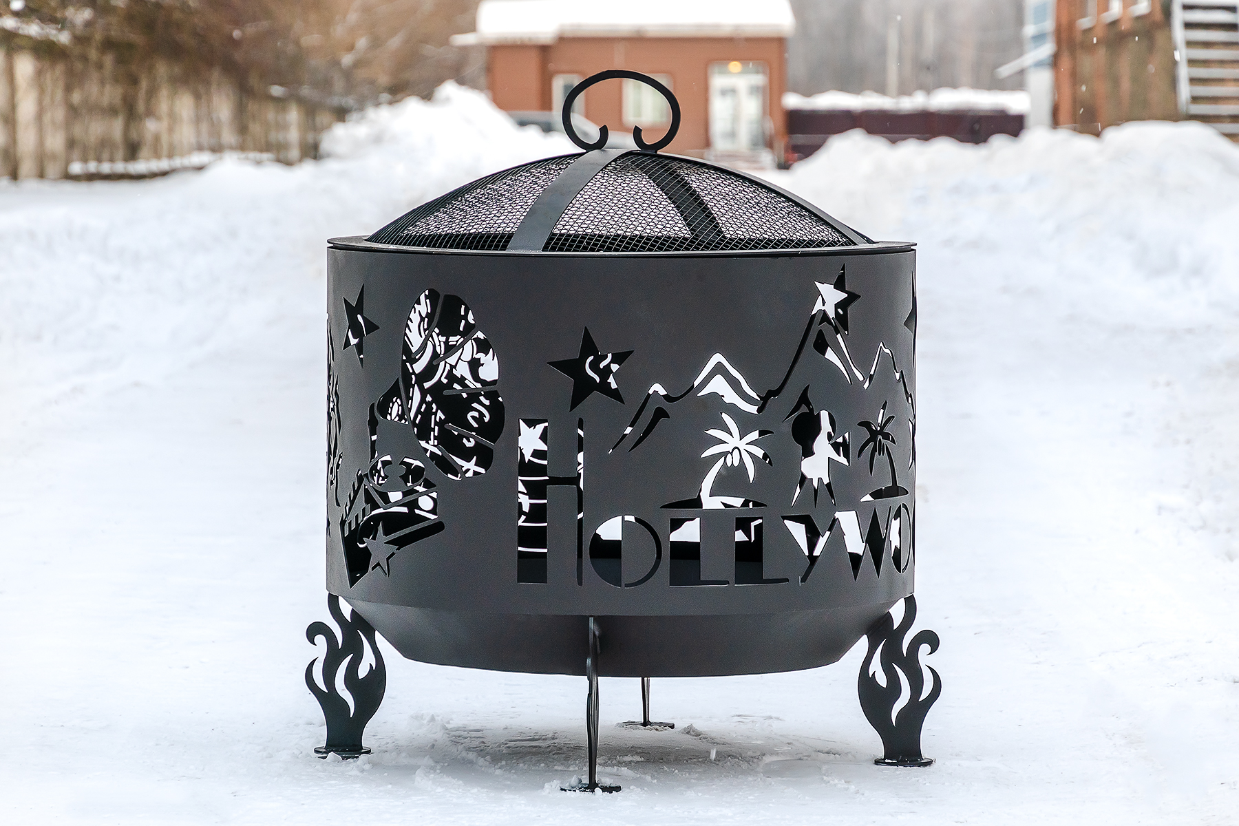 Костровая чаша "Голливуд" D600 коническое дно купить в Санкт-Петербурге