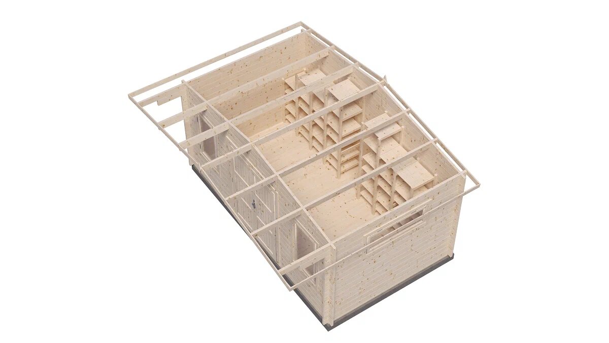 Хозблок 13 Стандарт (брус 44 мм) ТН купить в Санкт-Петербурге