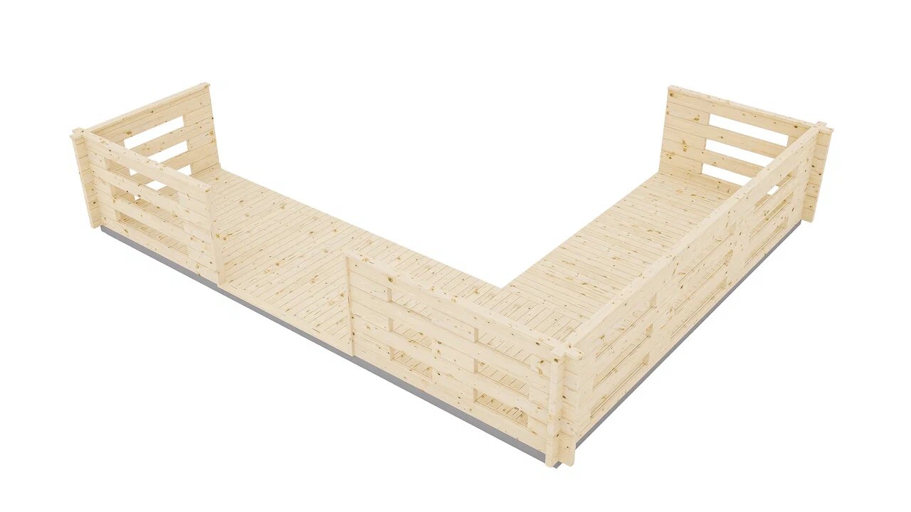 Терраса угловая 1.5 L=6 ТН купить в Санкт-Петербурге