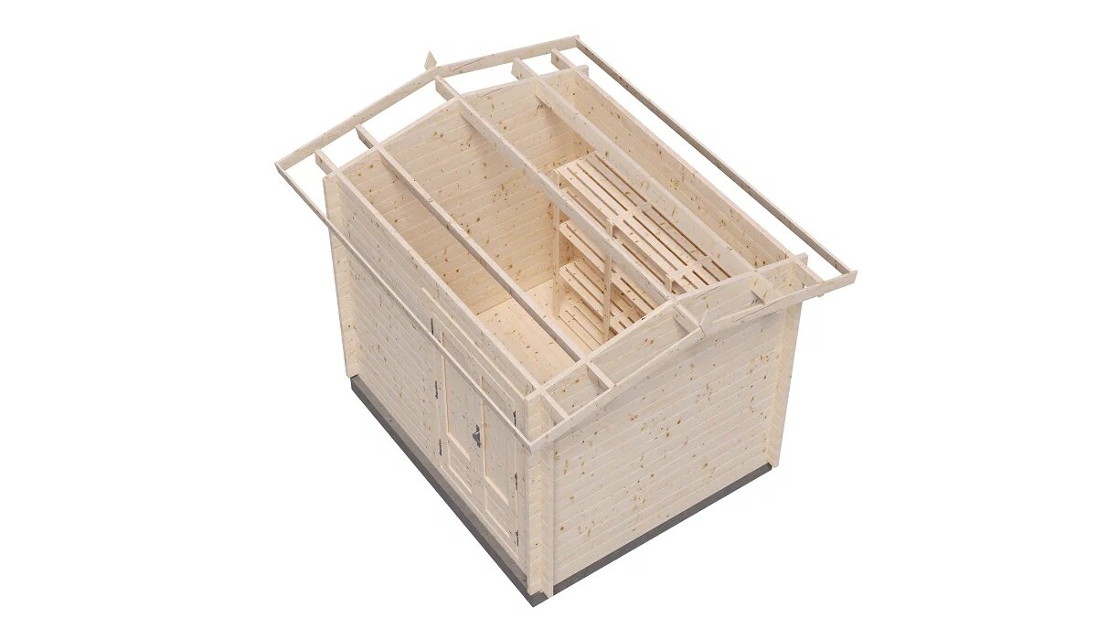 Хозблок 6 Комфорт (брус 44 мм) ТН купить в Санкт-Петербурге