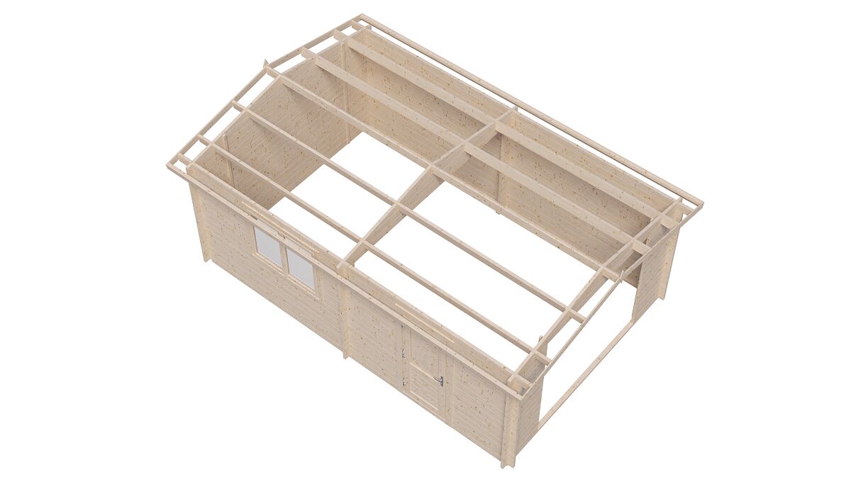 Гараж 21 Стандарт (брус 44 мм) купить в Санкт-Петербурге