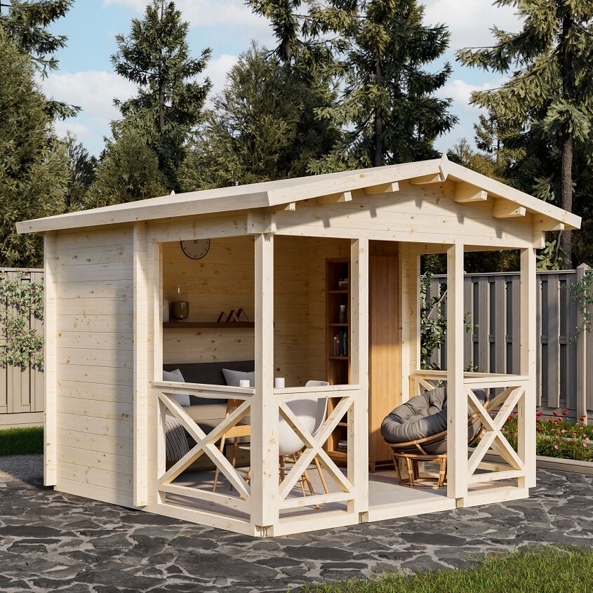 Беседка 7 (брус 44 мм) ТН купить в Санкт-Петербурге