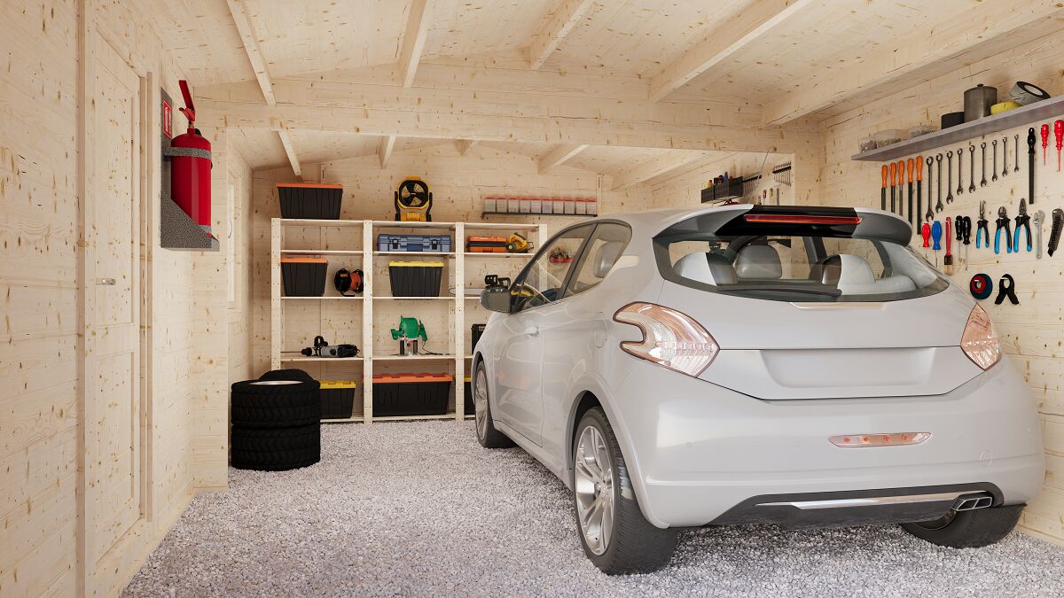 Гараж 21 Комфорт (брус 44 мм) купить в Санкт-Петербурге