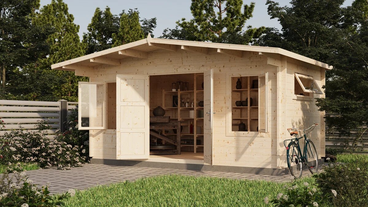 Хозблок 13 Комфорт (брус 44 мм) ТН купить в Санкт-Петербурге