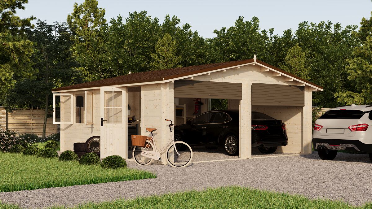 Гараж 32 Комфорт (брус 44 мм) ТН купить в Санкт-Петербурге