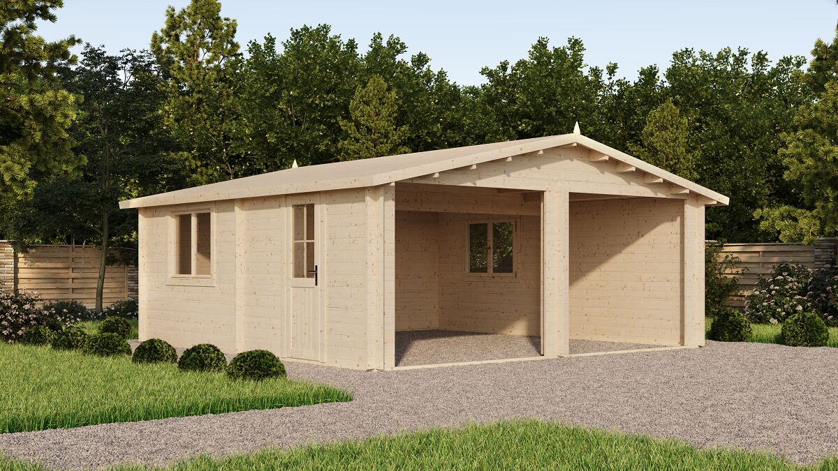 Гараж 32 Комфорт (брус 44 мм) ТН купить в Санкт-Петербурге