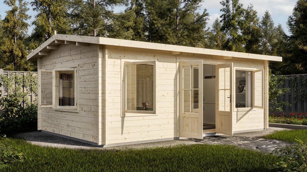 Дом садовый 21 Соло Комфорт (брус 44мм) ТН купить в Санкт-Петербурге