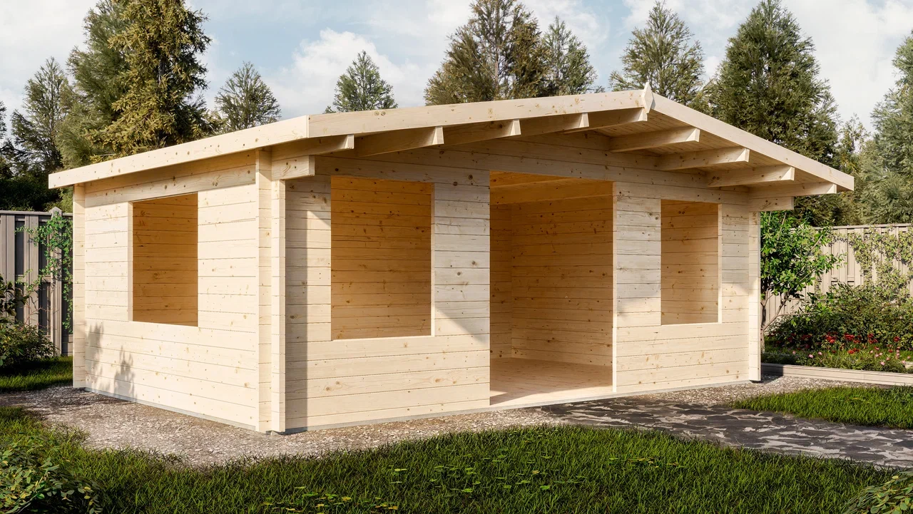 Дом садовый 21 Стандарт (брус 44мм) ТН купить в Санкт-Петербурге