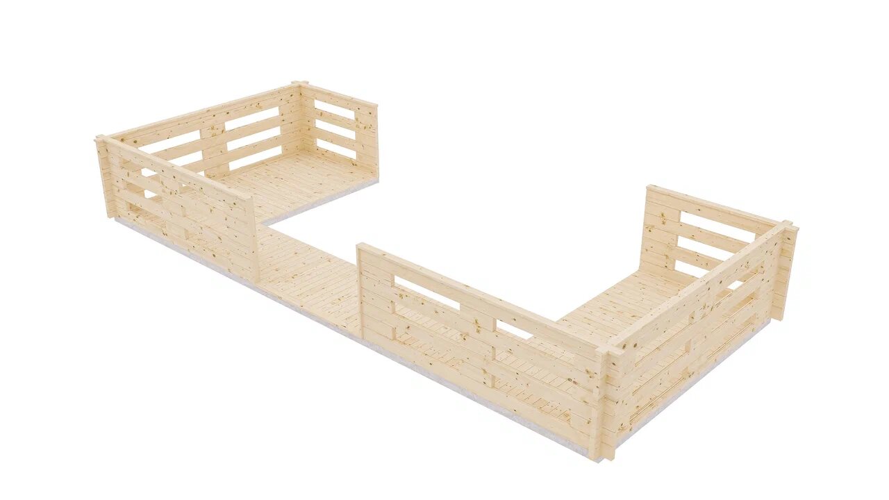 Терраса П-образная 1.5 L=3 ТН купить в Санкт-Петербурге