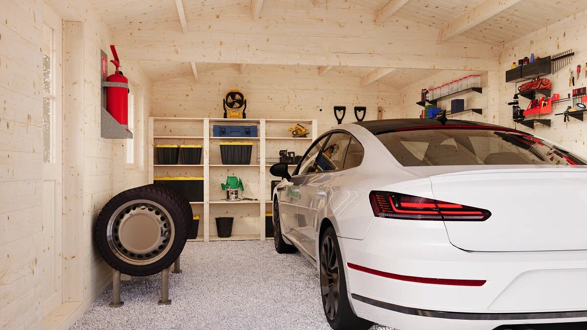 Гараж 20 Комфорт (брус 44 мм) ТН купить в Санкт-Петербурге