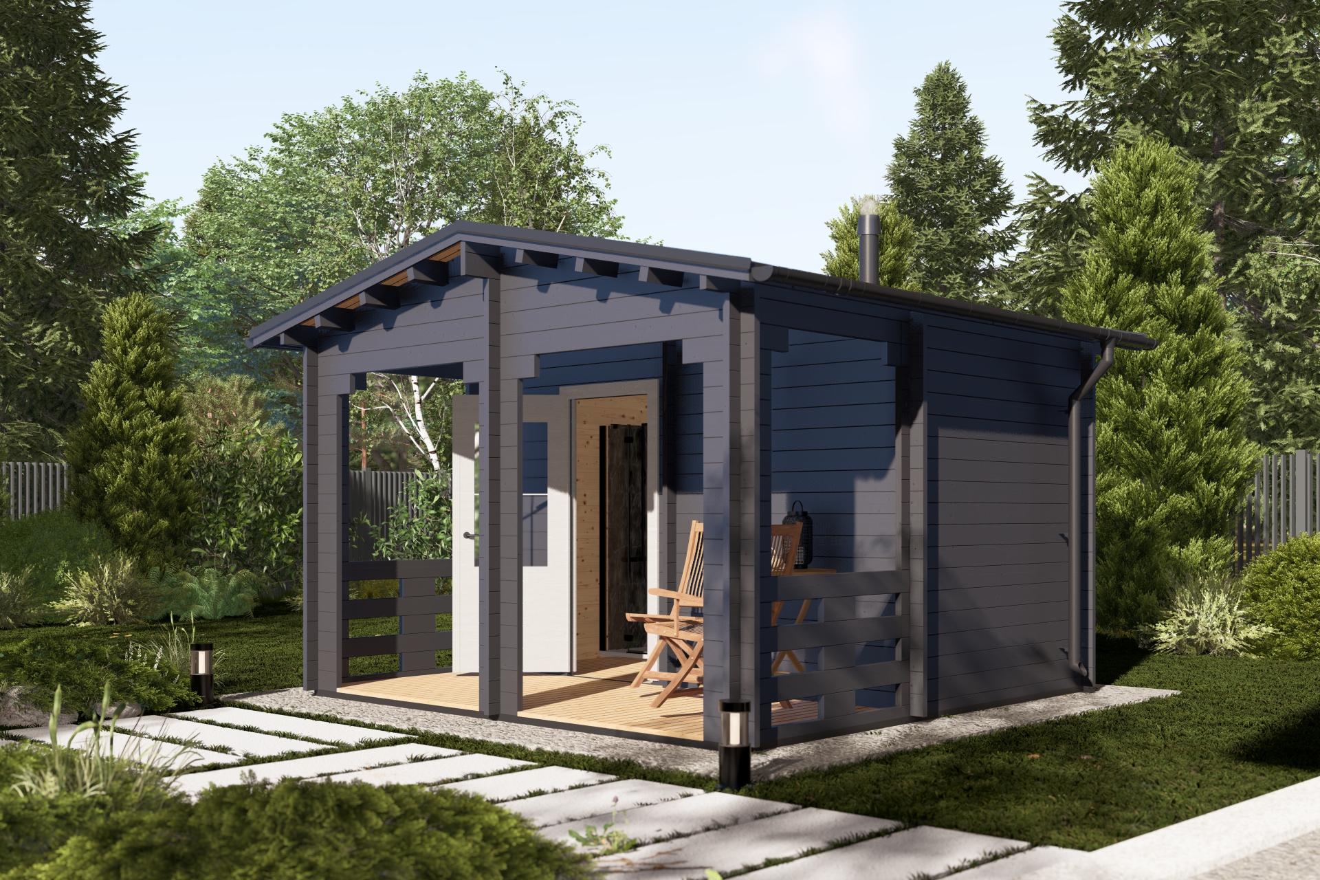 Баня 14 Комфорт (брус 44мм) ТН купить в Санкт-Петербурге