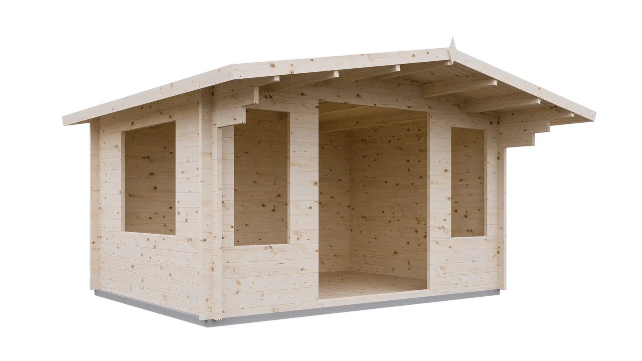 Дом садовый 10 Стандарт (брус 44мм) ТН купить в Санкт-Петербурге