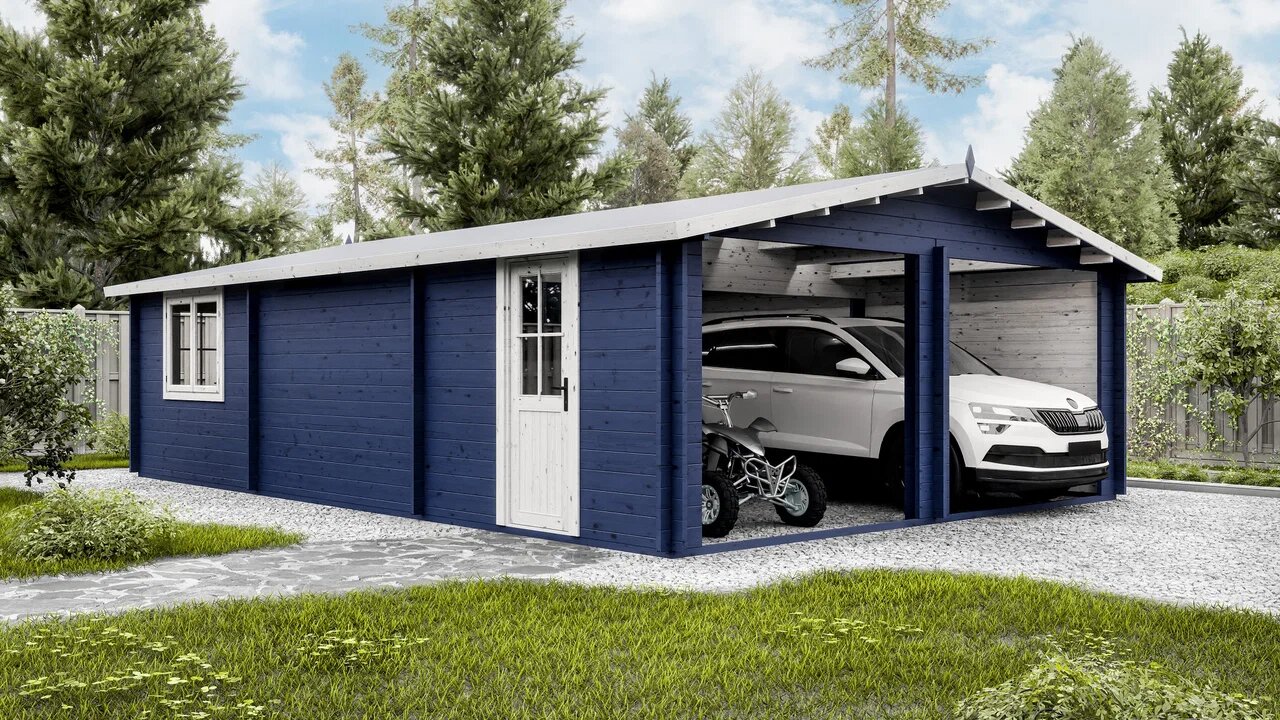 Гараж 49 Комфорт (брус 44 мм) ТН купить в Санкт-Петербурге